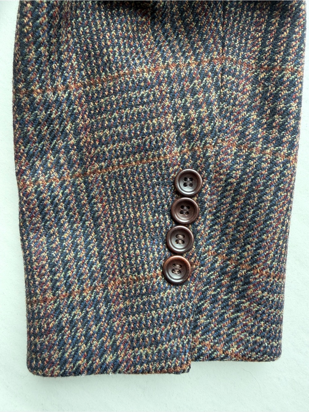 Vintage HUGO BOSS x Barneys Loro Piana Plaid Sport Coat Blazer 38R Wool Cashmere - Picture 7 of 12